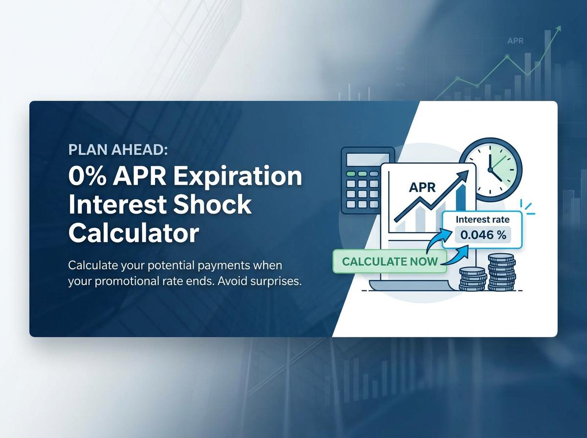 0% APR Expiration Interest Shock Calculator