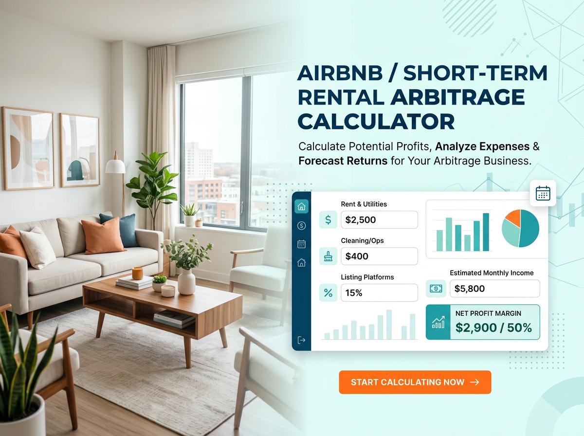 Airbnb / Short-Term Rental Arbitrage Calculator