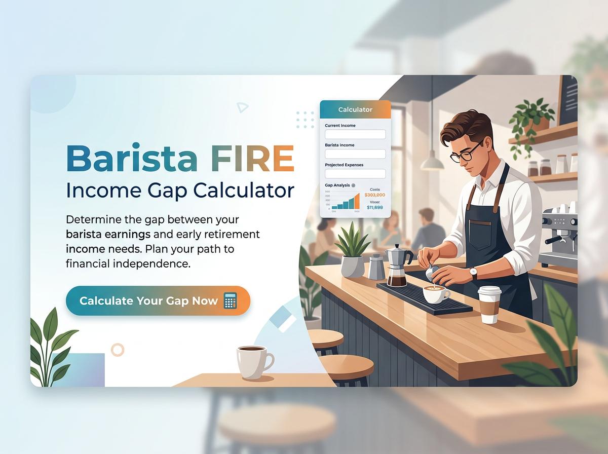 Barista FIRE Income Gap Calculator