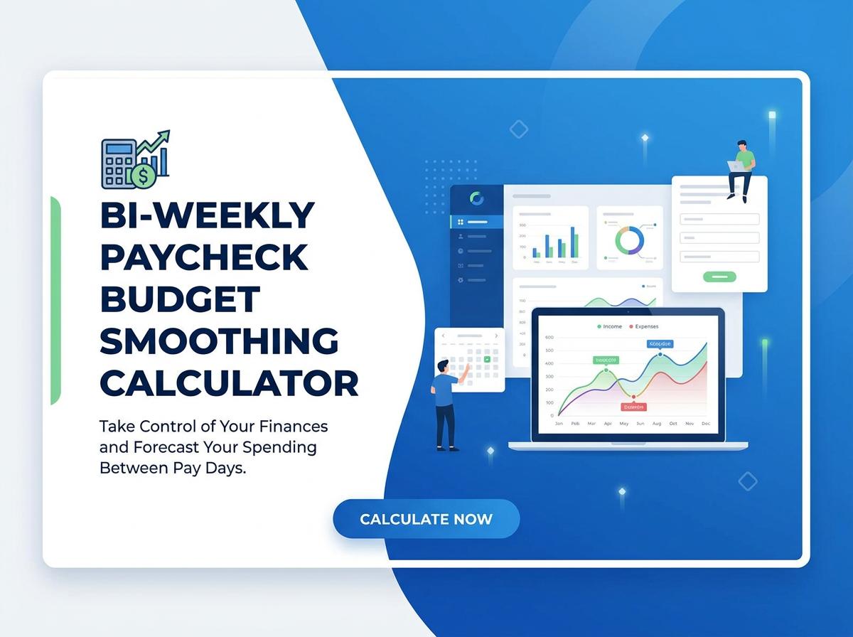 Bi-Weekly Paycheck Budget Smoothing Calculator
