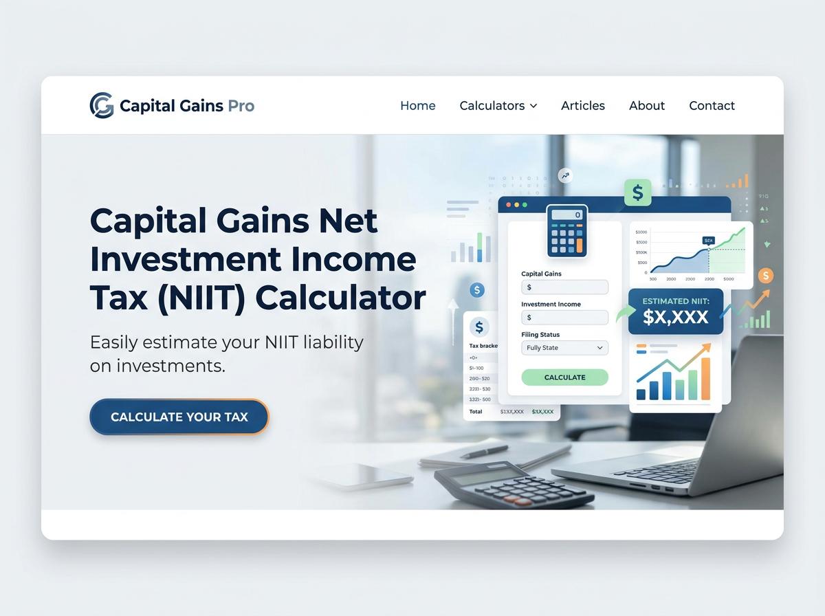 Capital Gains Net Investment Income Tax (NIIT) Calculator