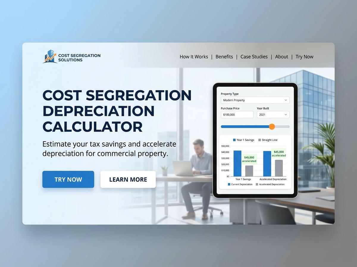 Cost Segregation Depreciation Calculator