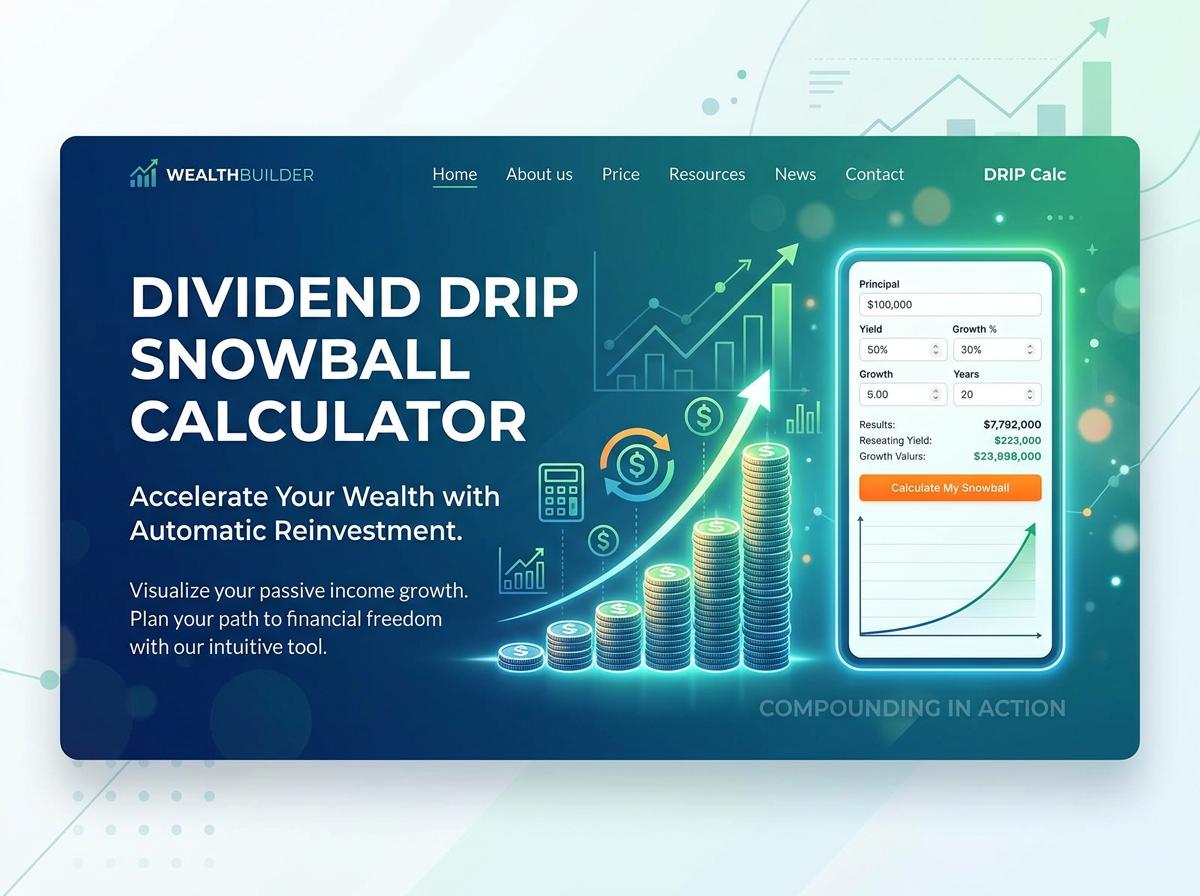 Dividend DRIP Snowball Calculator