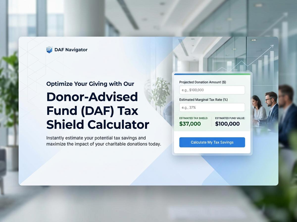 Donor-Advised Fund Tax Shield Calculator