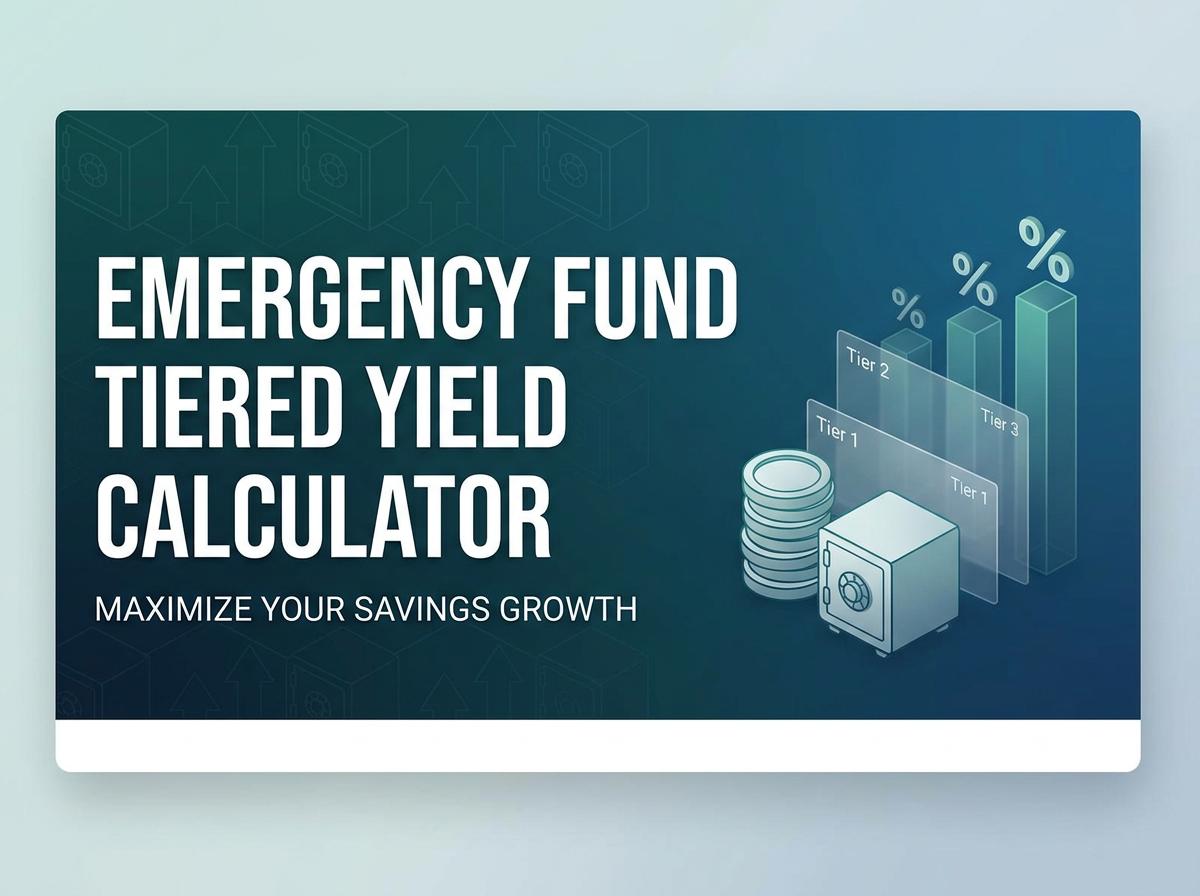 Emergency Fund Tiered Yield Calculator