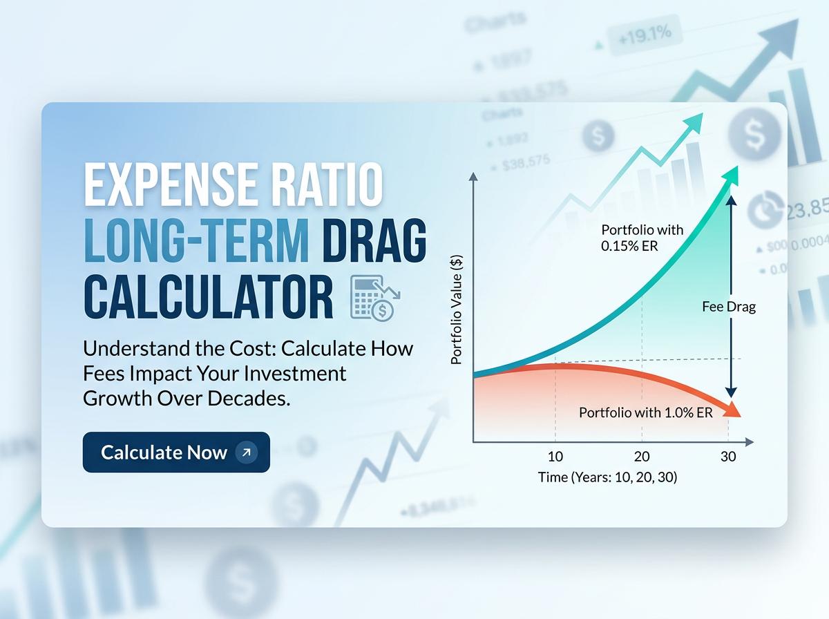 Expense Ratio Long-Term Drag Calculator