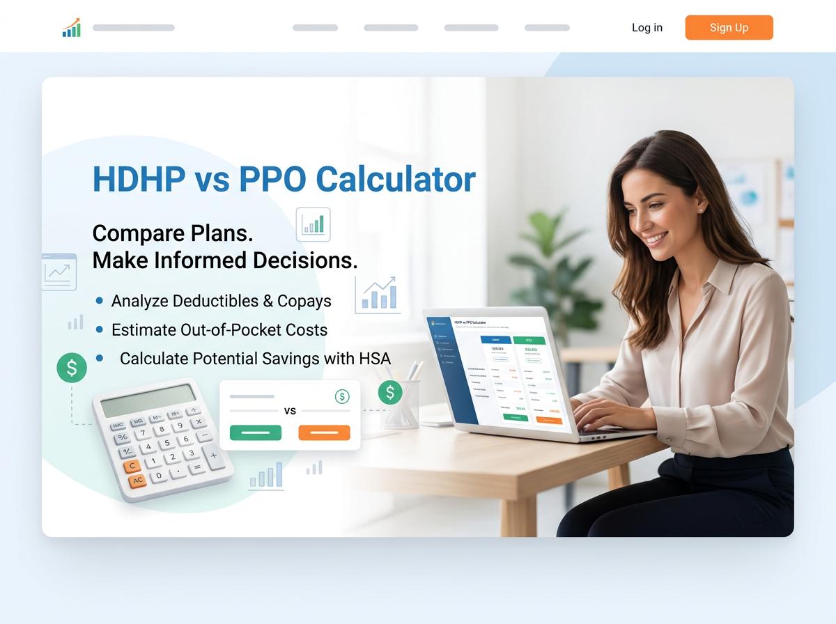 High-Deductible Health Plan (HDHP) vs. PPO Calculator