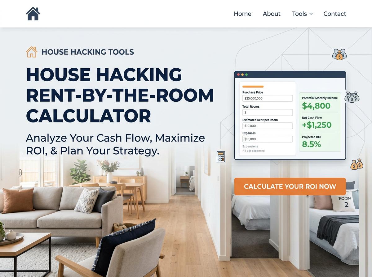 House Hacking Rent-by-the-Room Calculator