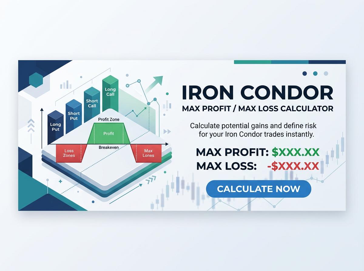Iron Condor Max Loss / Max Profit Calculator