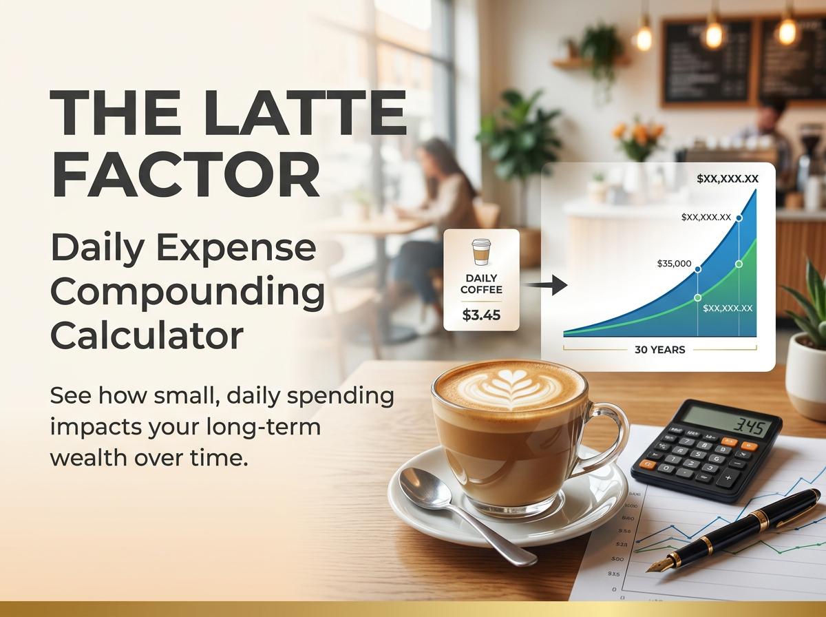 Latte Factor / Daily Expense Compounding Calculator
