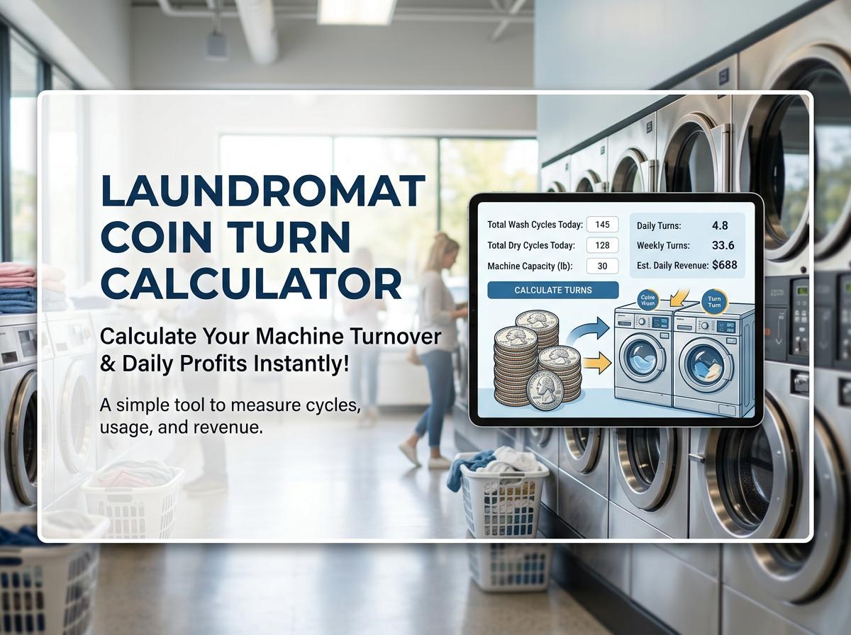 Laundromat Coin Turn Calculator