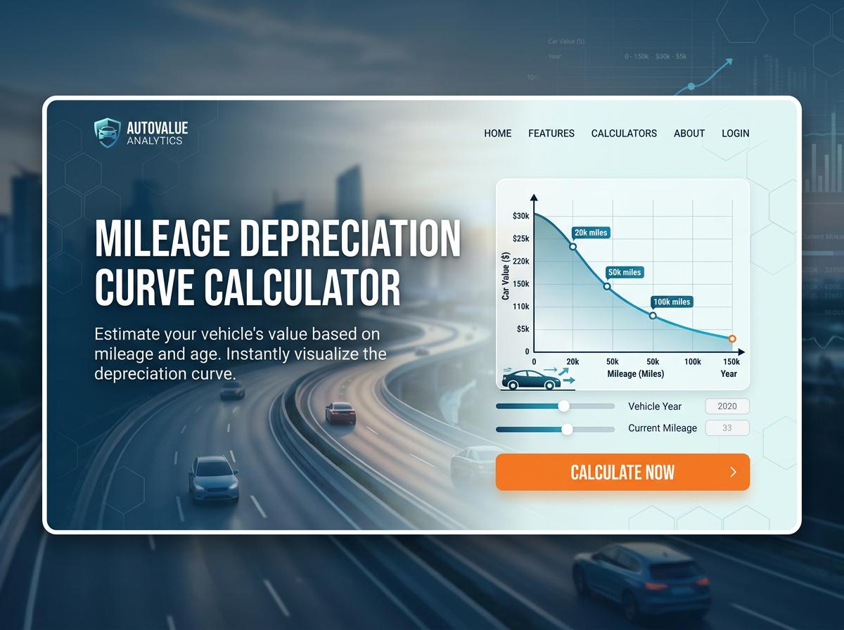 Mileage Depreciation Curve Calculator
