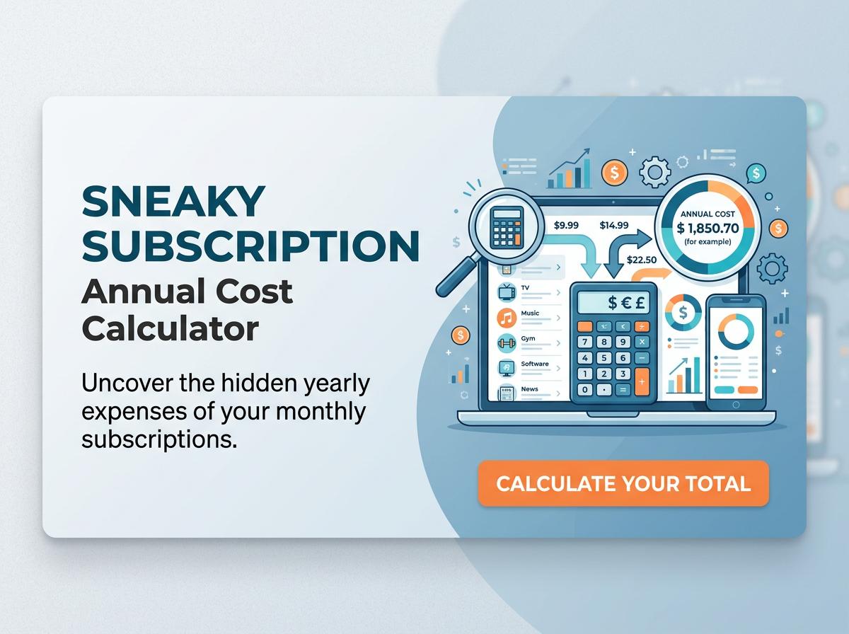 Sneaky Subscription Annual Cost Calculator