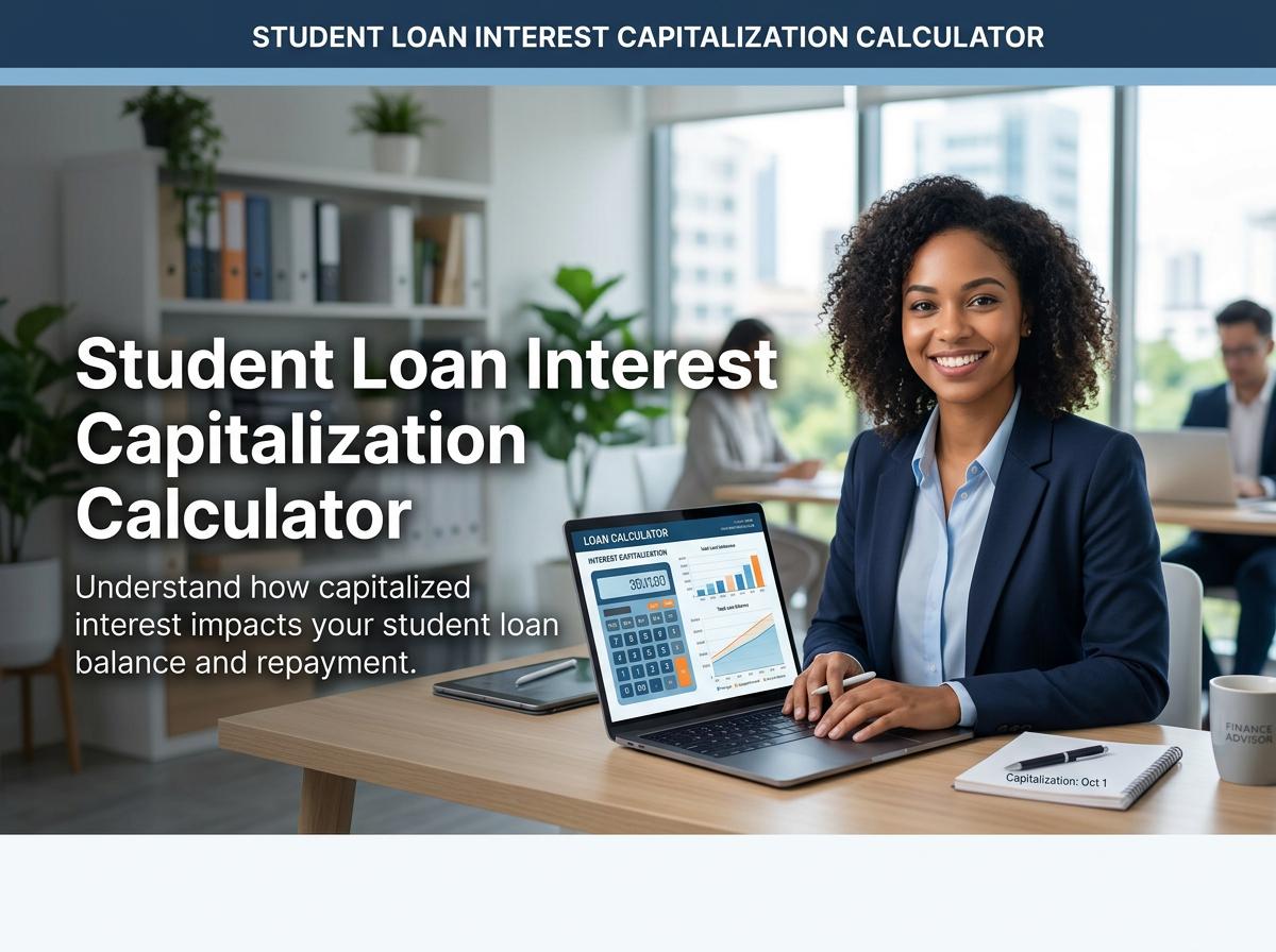 Student Loan Interest Capitalization Calculator