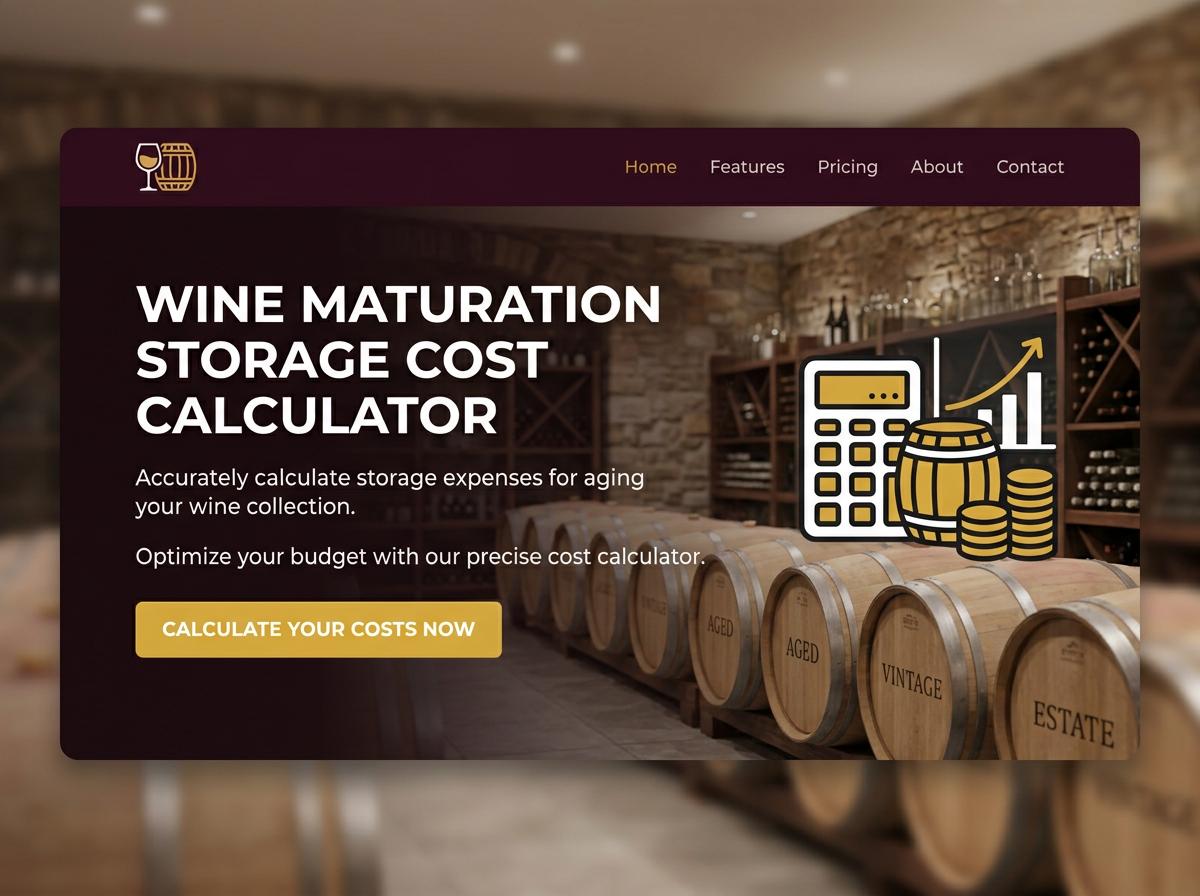 Wine Maturation Storage Cost Calculator